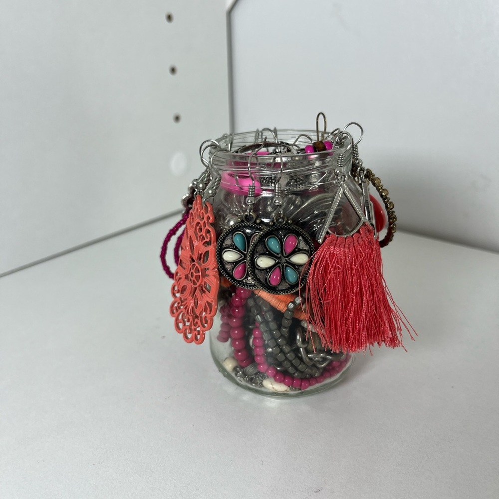 Jewelry Jar Pink Themed - Picture 4 of 6